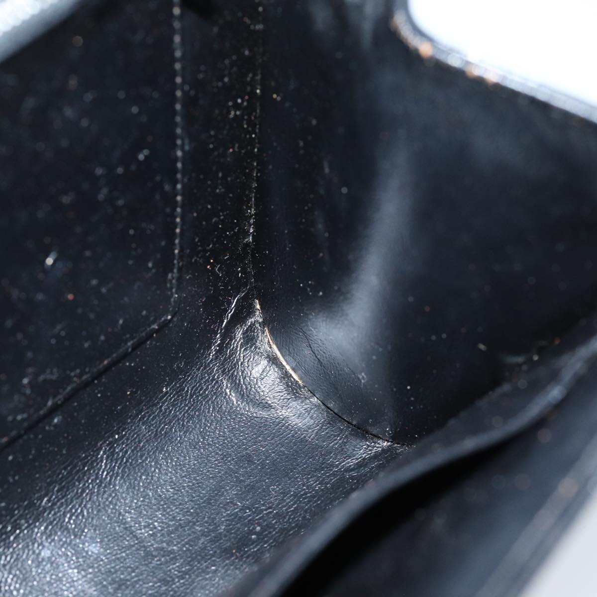 GUCCI Shoulder Bag Leather Black ep4082