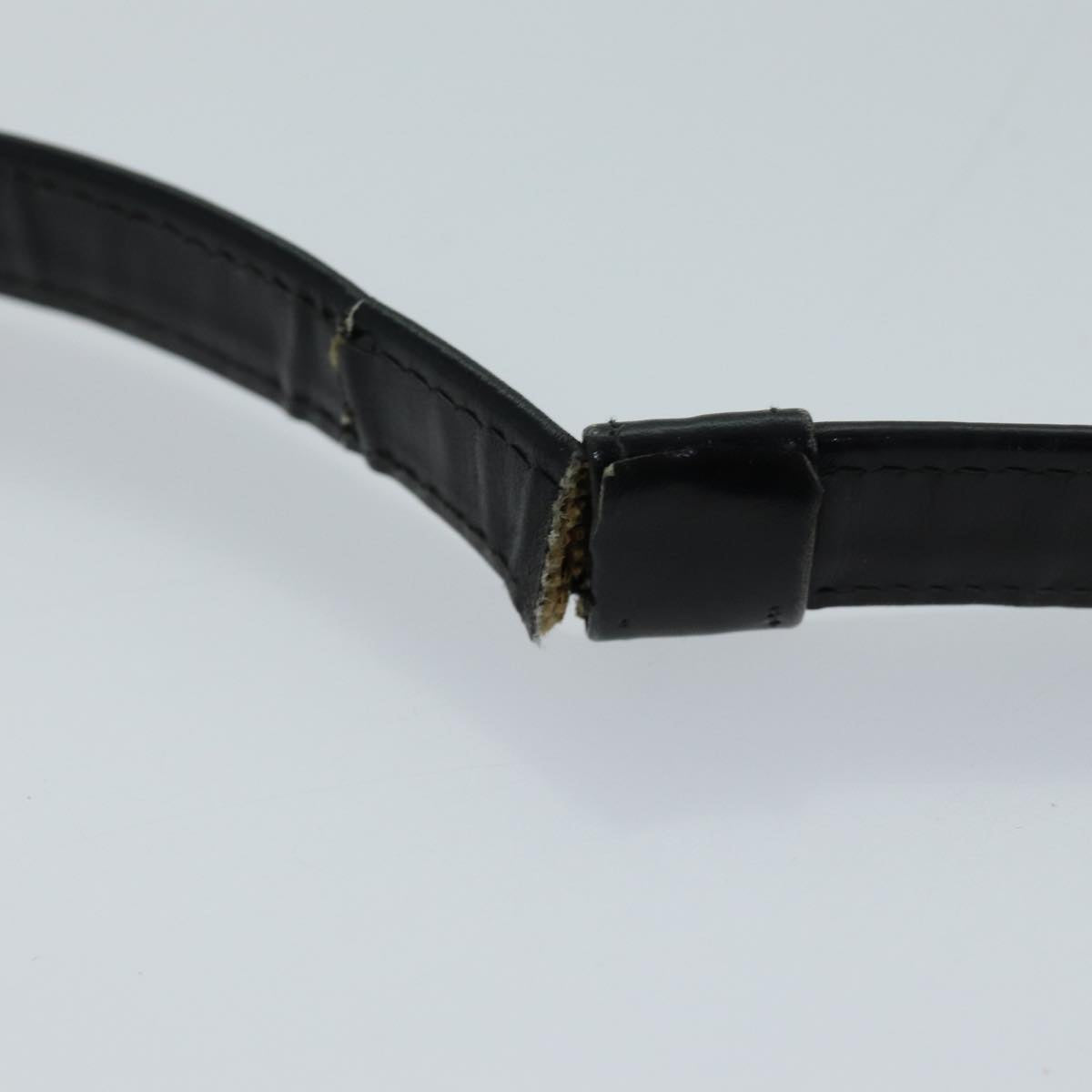 GUCCI Shoulder Bag Leather Black ep4082