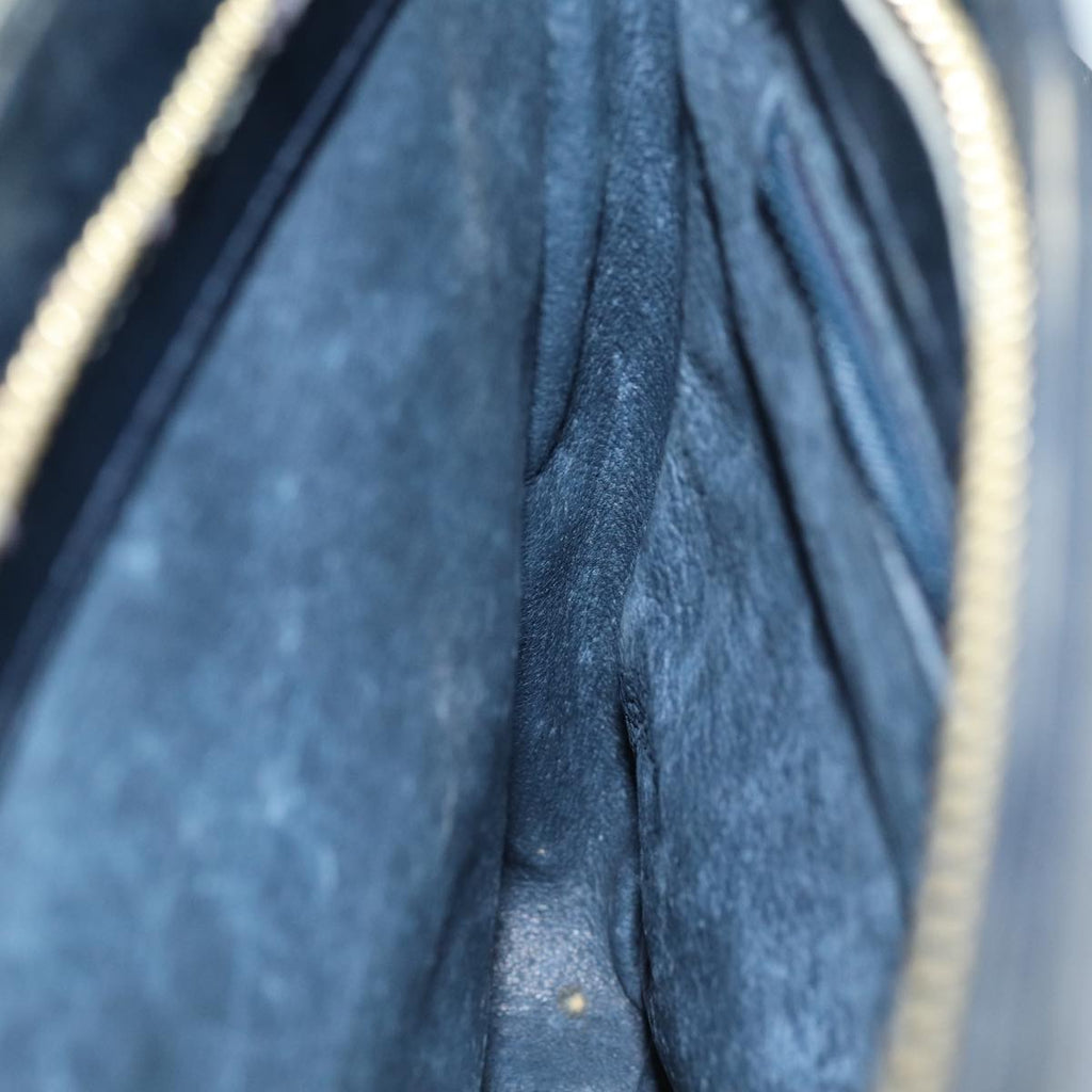 GUCCI Shoulder Bag Suede Navy ep4087
