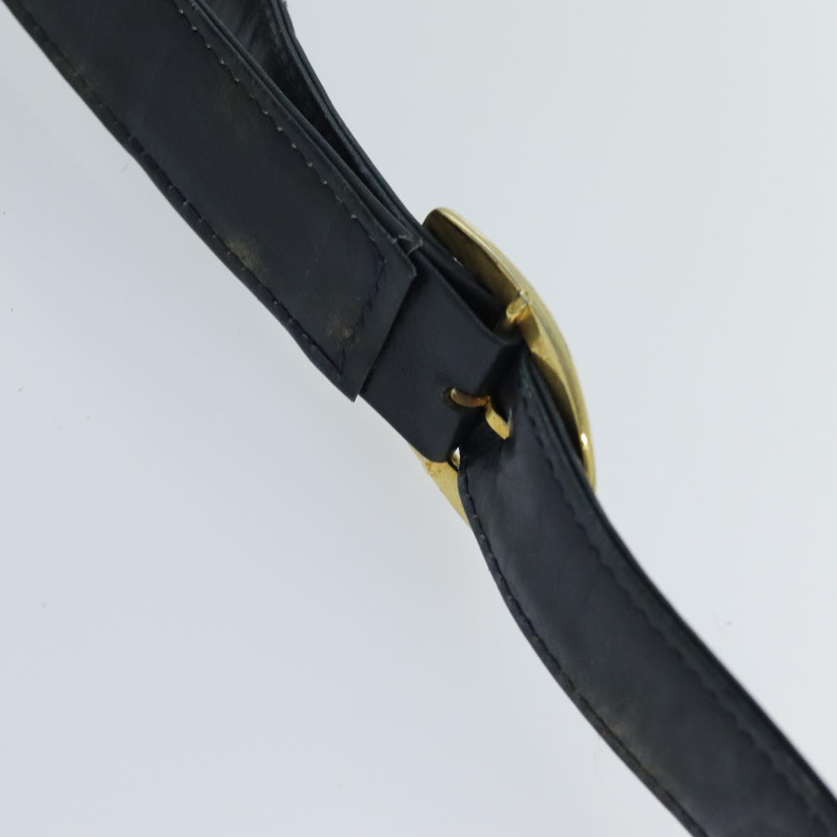 GUCCI Shoulder Bag Suede Navy ep4087