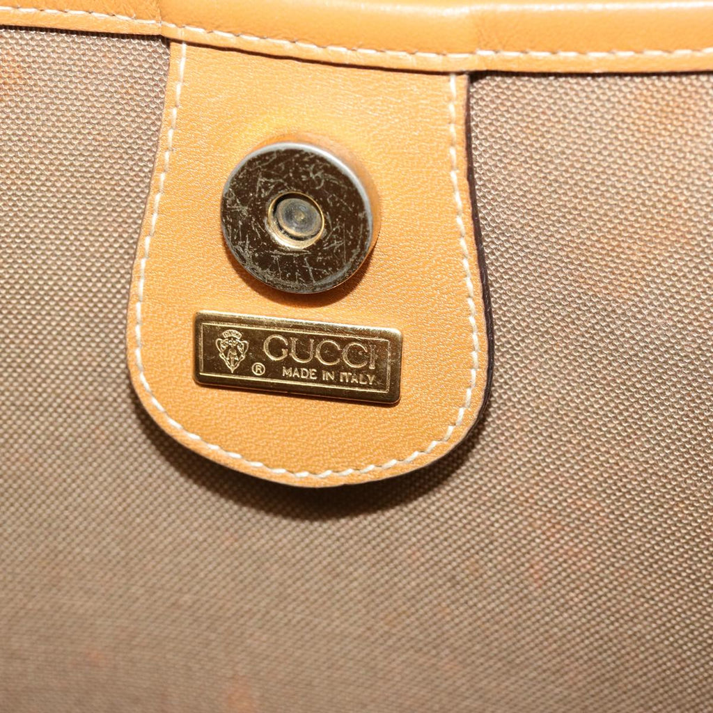 GUCCI Micro GG Supreme Web Sherry Line Tote Bag Beige 002 983 0174 ep4088