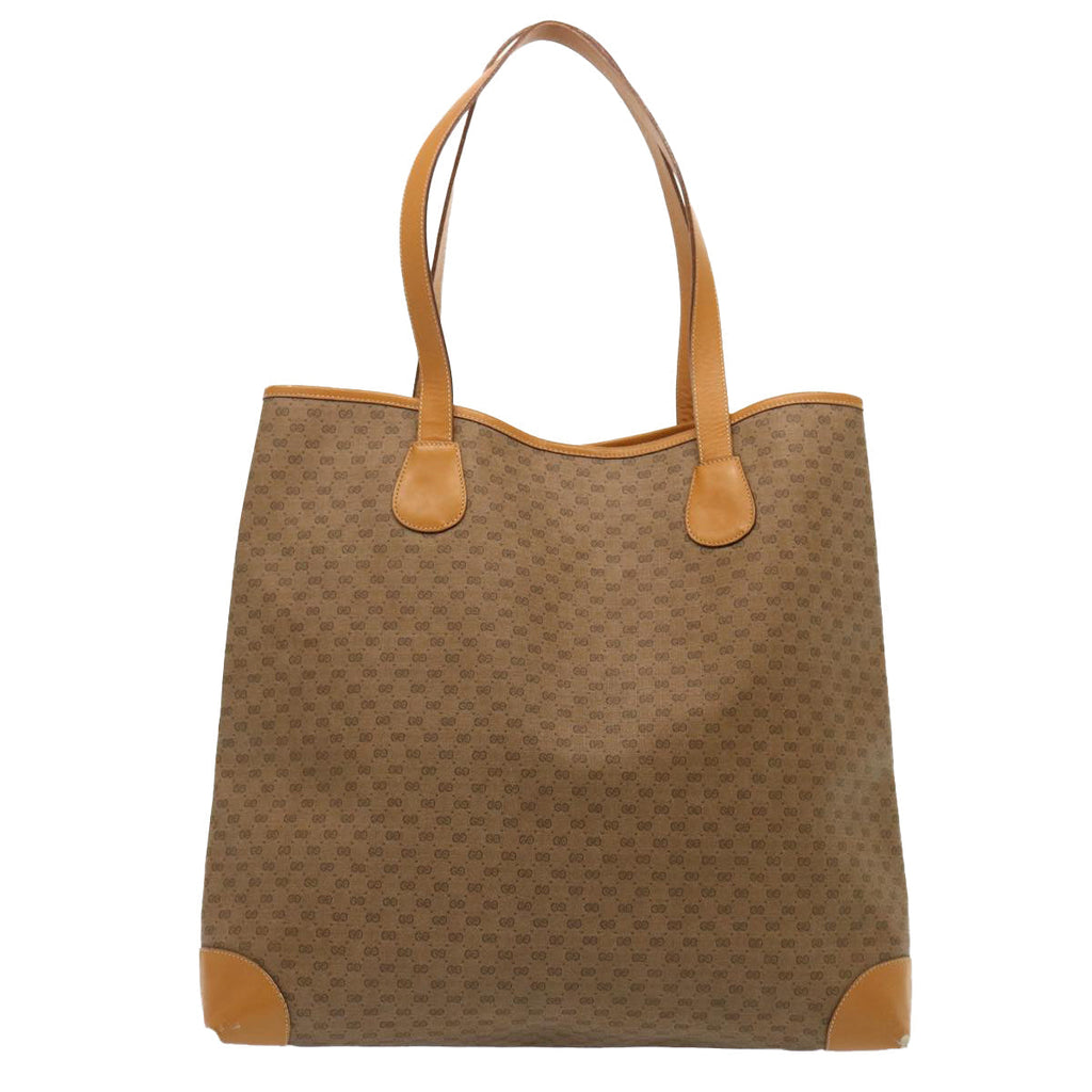 GUCCI Micro GG Supreme Web Sherry Line Tote Bag Beige 002 983 0174 ep4088