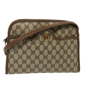 GUCCI GG Supreme Shoulder Bag PVC Beige ep4090