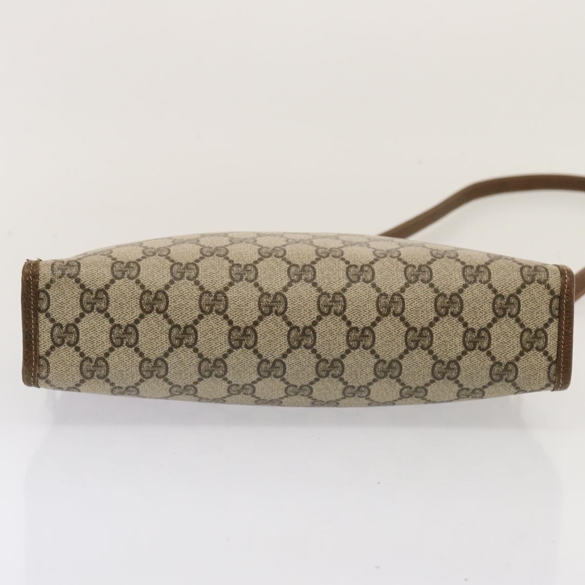 GUCCI GG Supreme Shoulder Bag PVC Beige ep4090