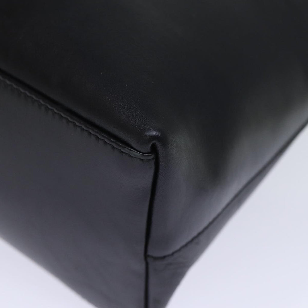 GUCCI Bamboo Shoulder Bag Leather Black 001 2113 1880 ep4100