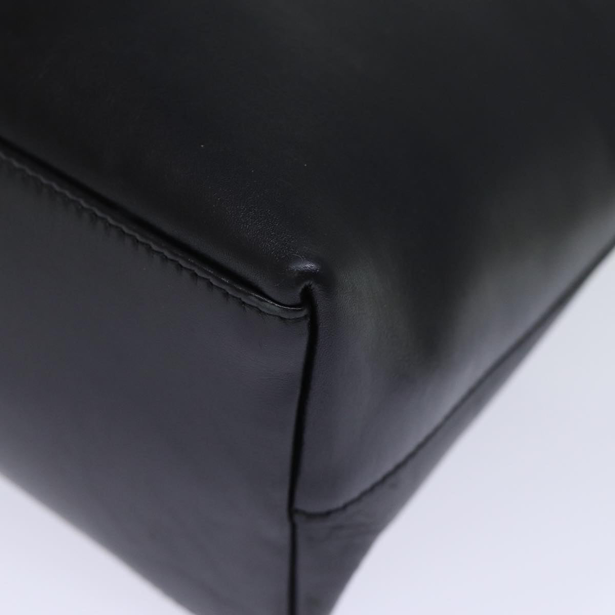 GUCCI Bamboo Shoulder Bag Leather Black 001 2113 1880 ep4100