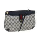 GUCCI GG Plus Supreme Sherry Line Shoulder Bag Navy Red 904 02 026 ep4106