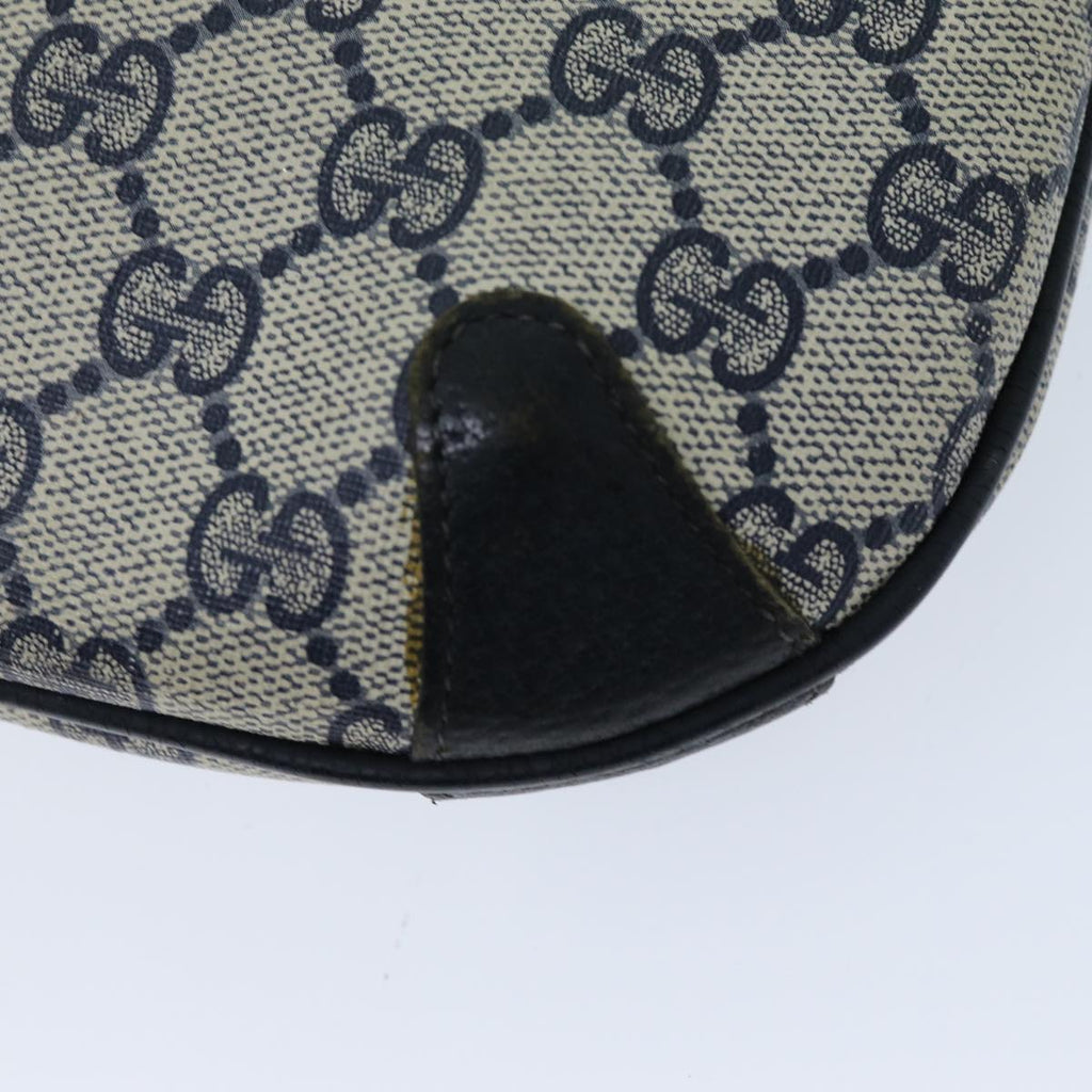 GUCCI GG Plus Supreme Sherry Line Shoulder Bag Navy Red 904 02 026 ep4106