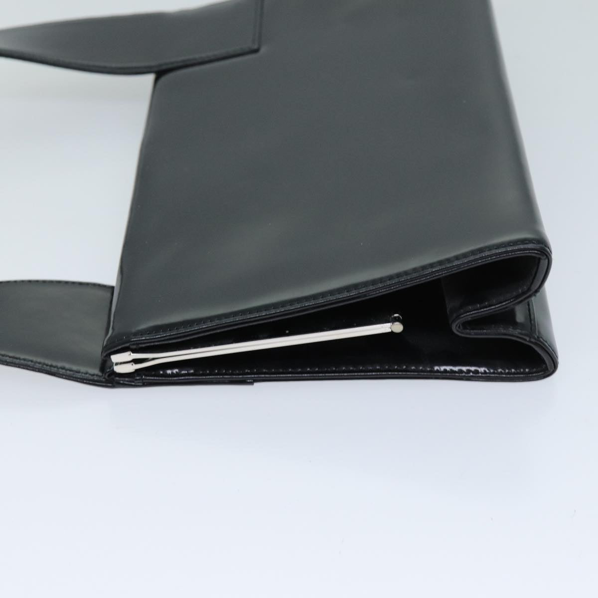 GUCCI Hand Bag Enamel Black 001 3135 ep4107