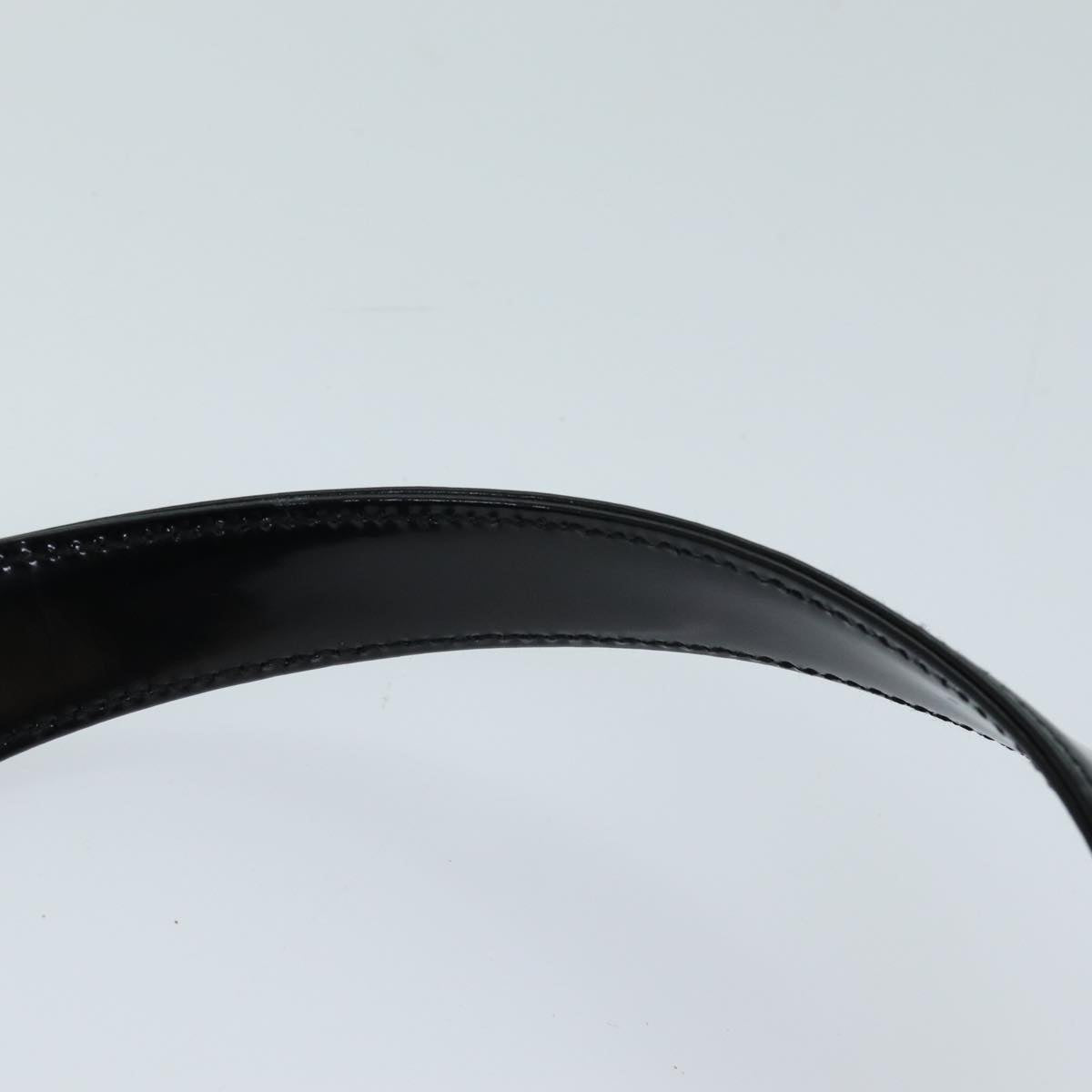 GUCCI Hand Bag Enamel Black 001 3135 ep4107
