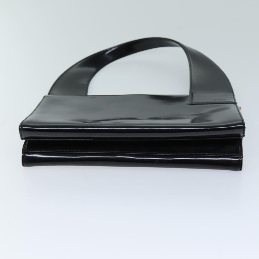 GUCCI Hand Bag Enamel Black 001 3135 ep4107