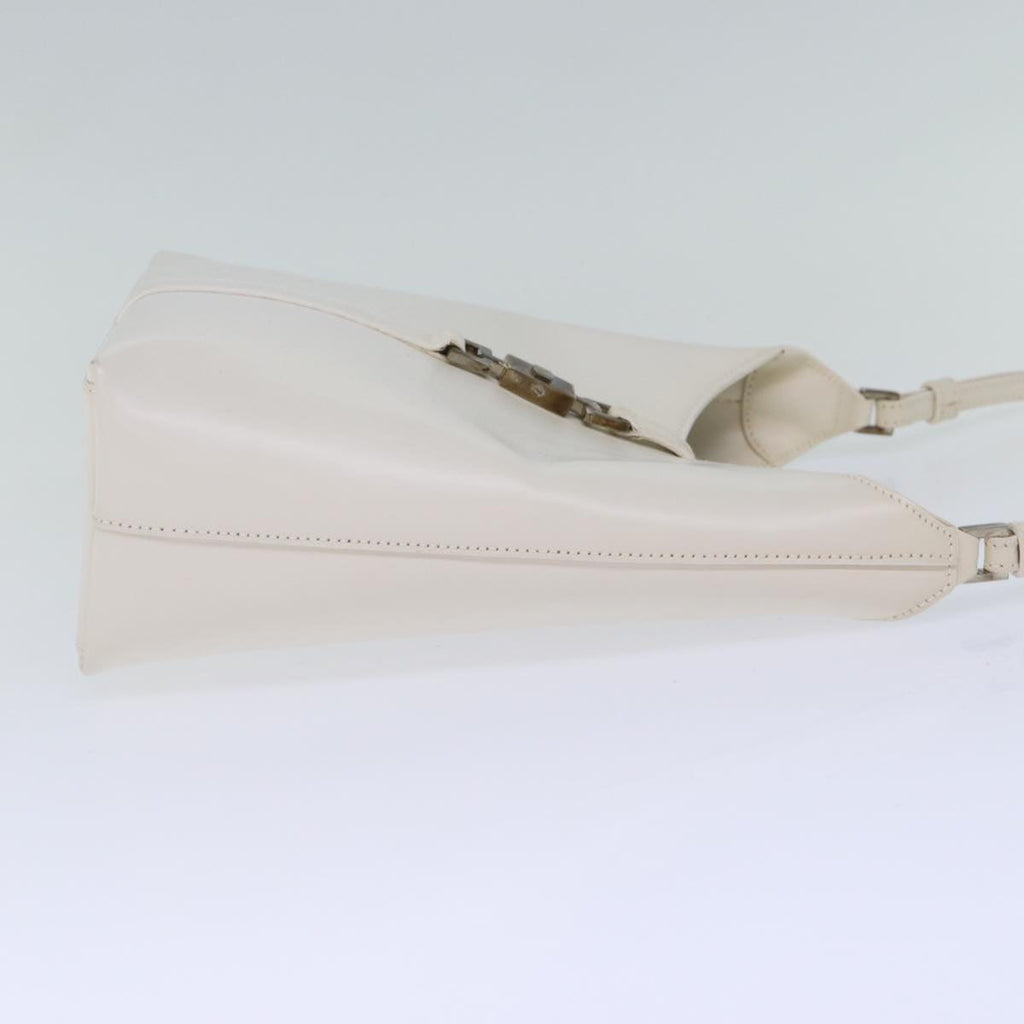 GUCCI Jackie Shoulder Bag Leather White 001 3875 ep4109