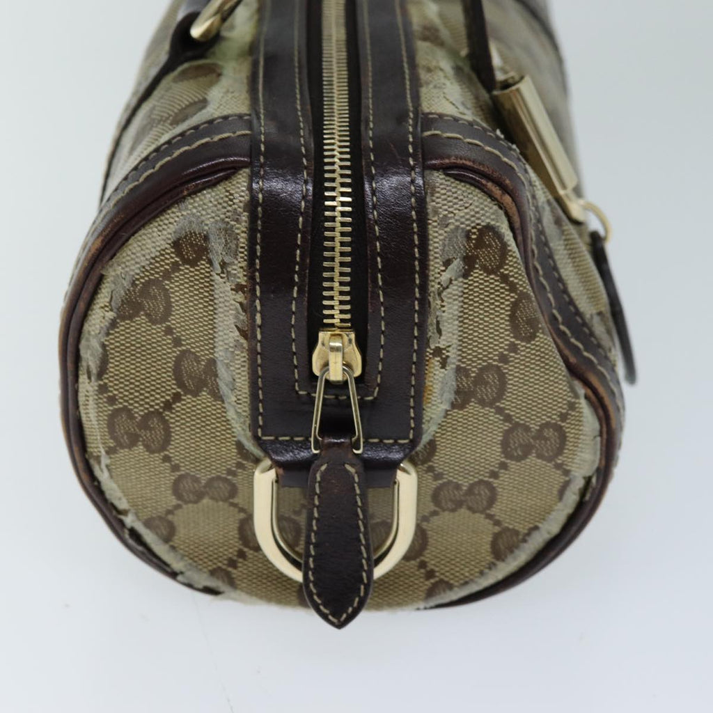 GUCCI GG Crystal Hand Bag Coated Canvas Beige 181485 ep4112