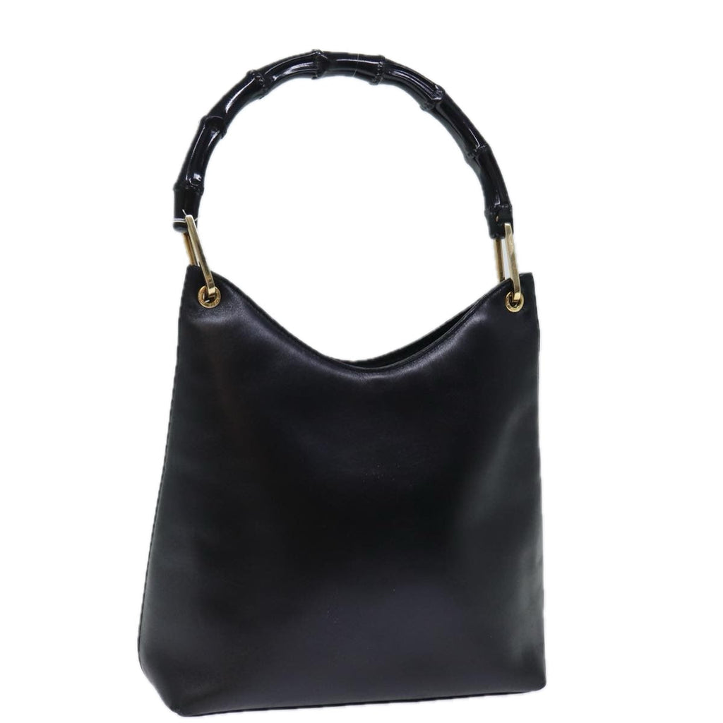 GUCCI Hand Bag Leather Black 001 3007 ep4117