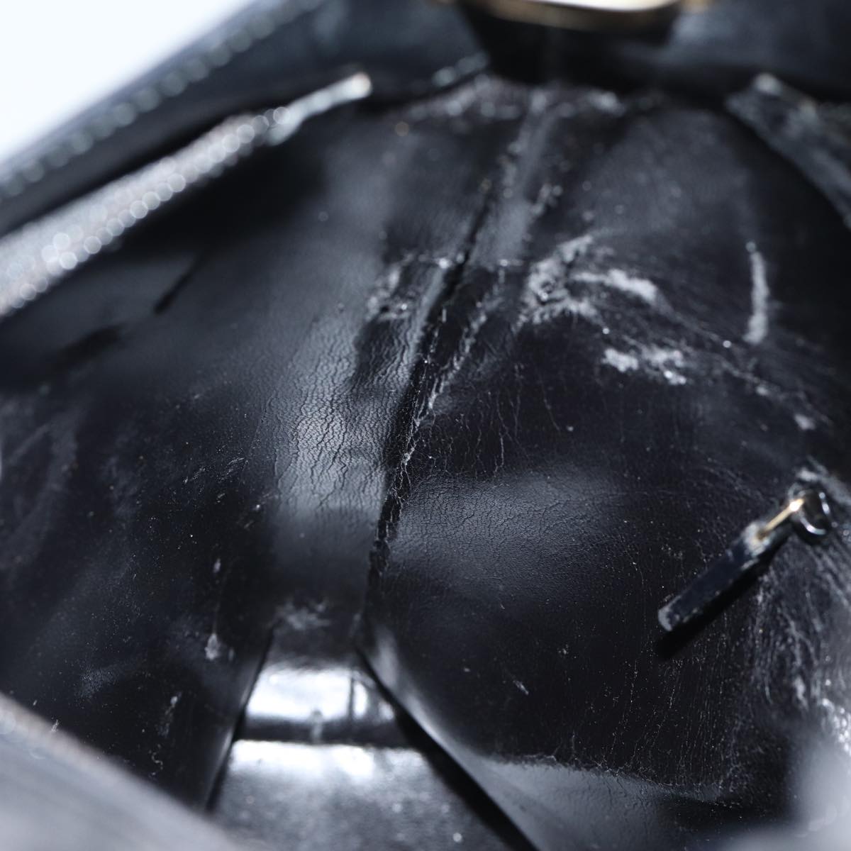 GUCCI Hand Bag Leather Black 001 3007 ep4117