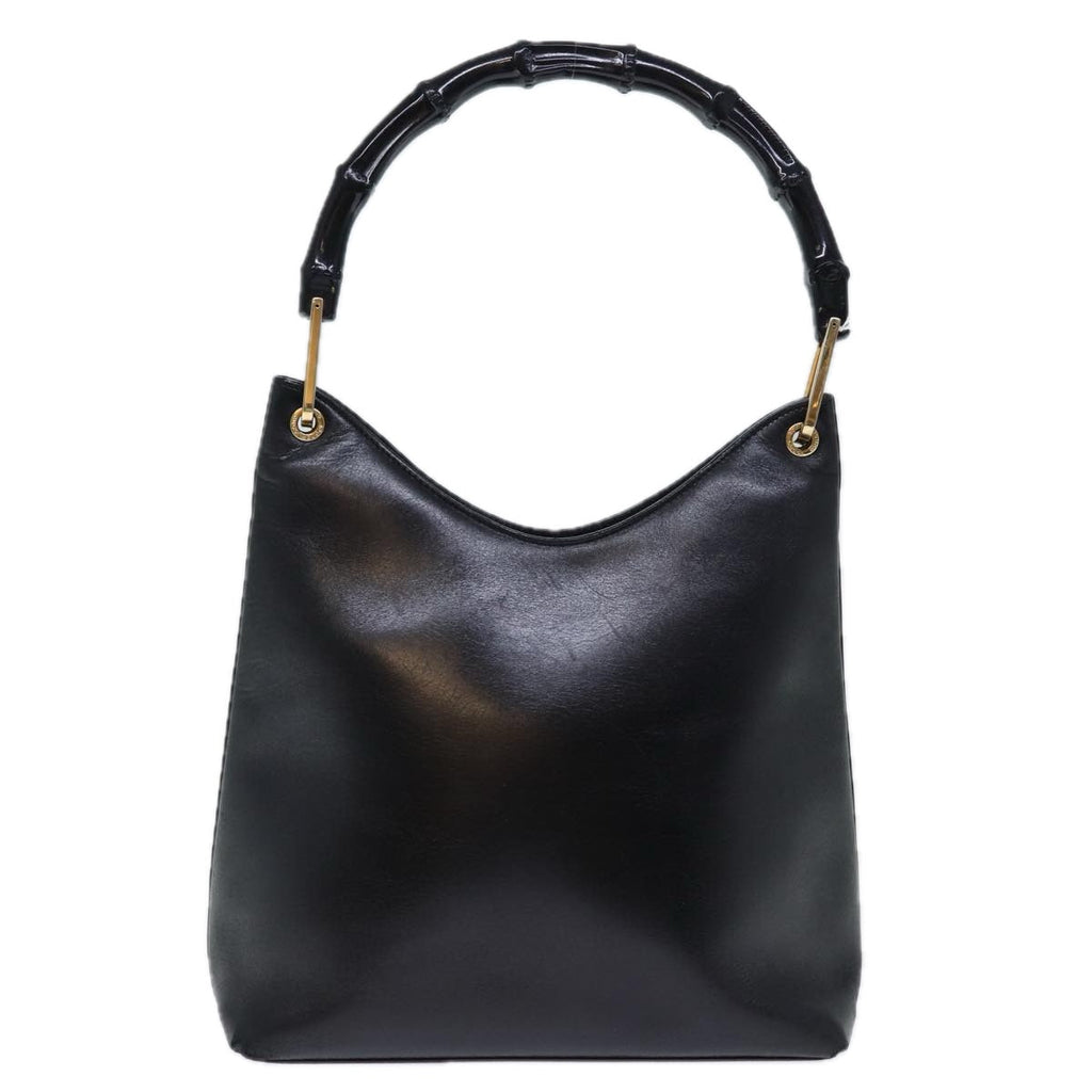 GUCCI Hand Bag Leather Black 001 3007 ep4117