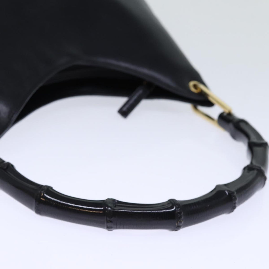GUCCI Hand Bag Leather Black 001 3007 ep4117
