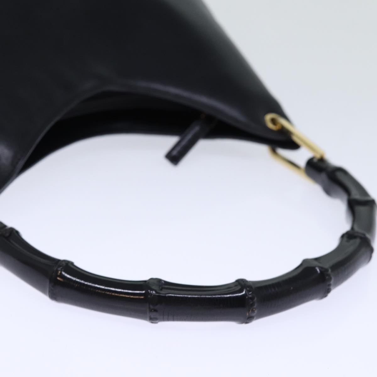 GUCCI Hand Bag Leather Black 001 3007 ep4117