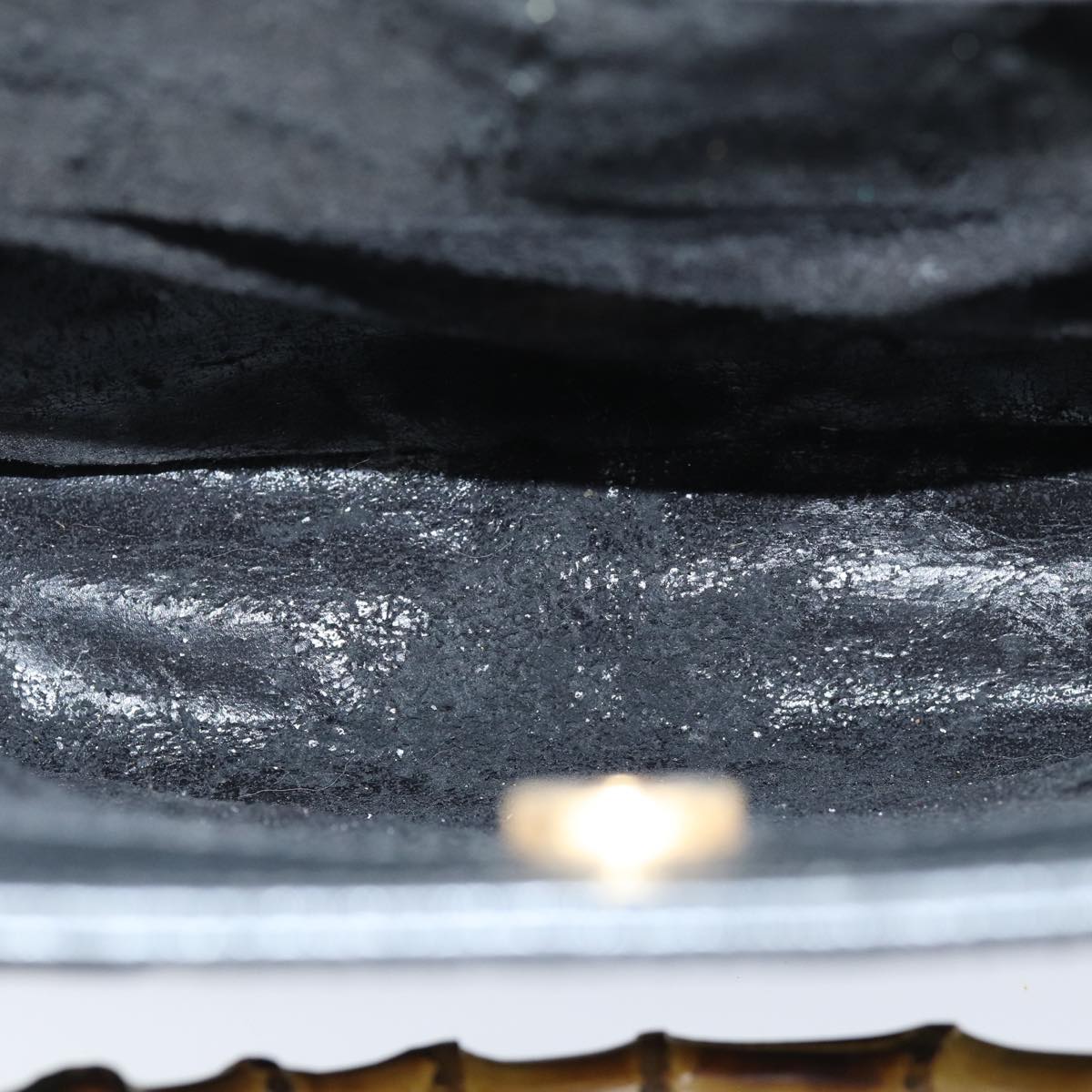 GUCCI Bamboo Hand Bag Suede Black 002 1186 2060 ep4123