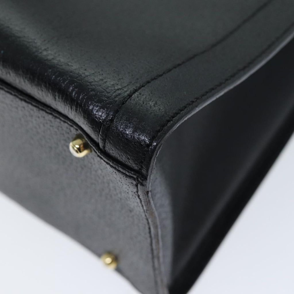 GUCCI Bamboo Hand Bag Leather Black 002 1095 0260 ep4125