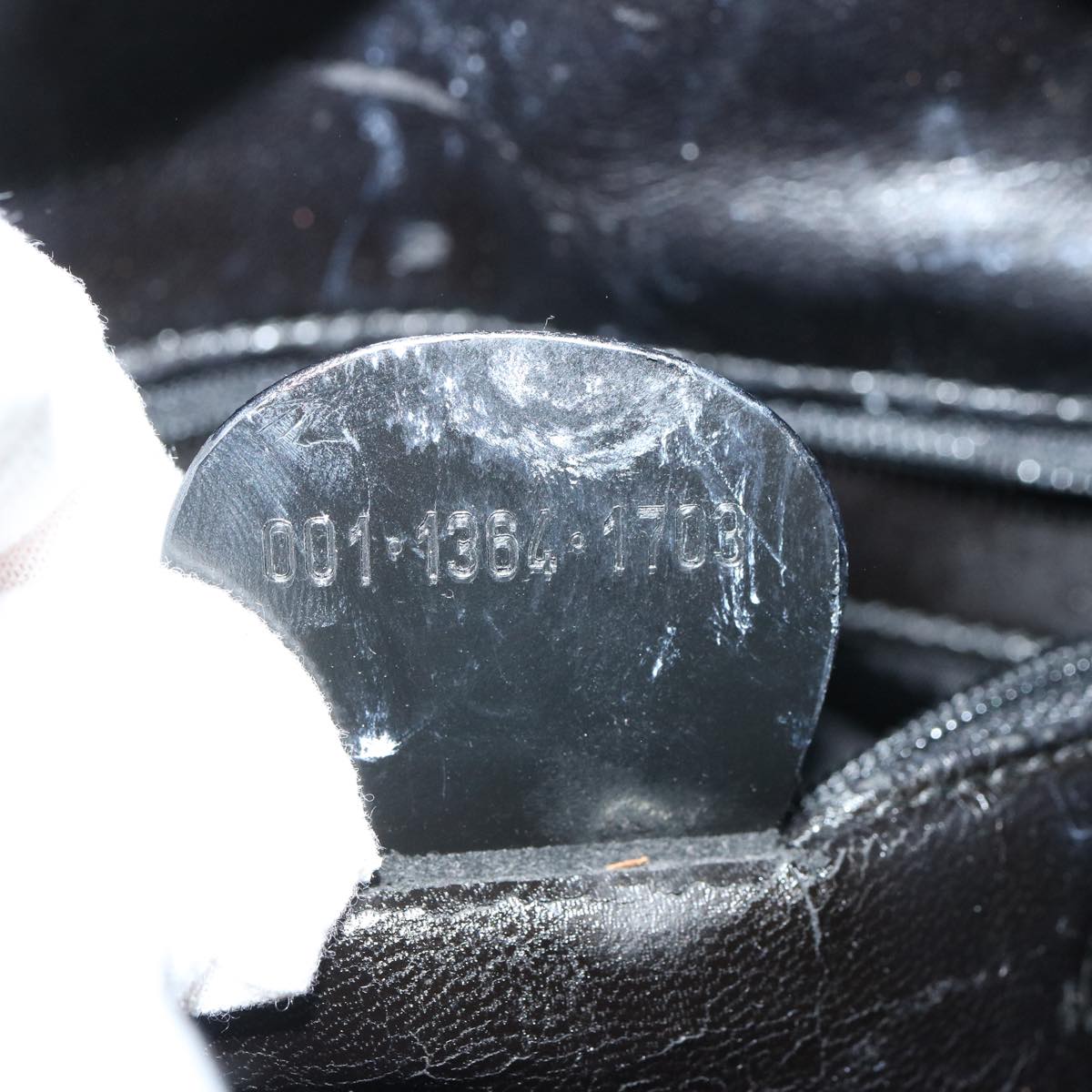 GUCCI Shoulder Bag Patent leather Black 001 1364 1703 ep4128
