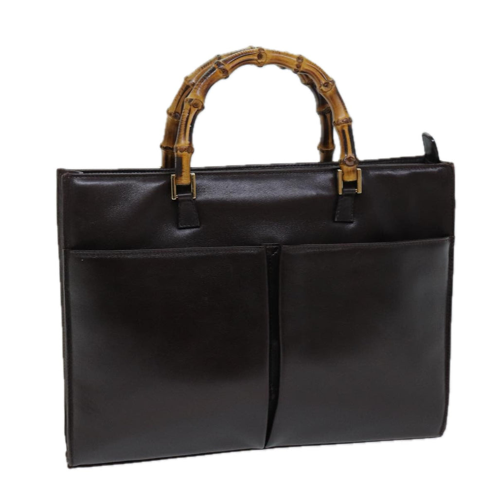 GUCCI Hand Bag Leather Brown 001 2855 1875 0 ep4130