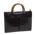 GUCCI Hand Bag Leather Brown 001 2855 1875 0 ep4130