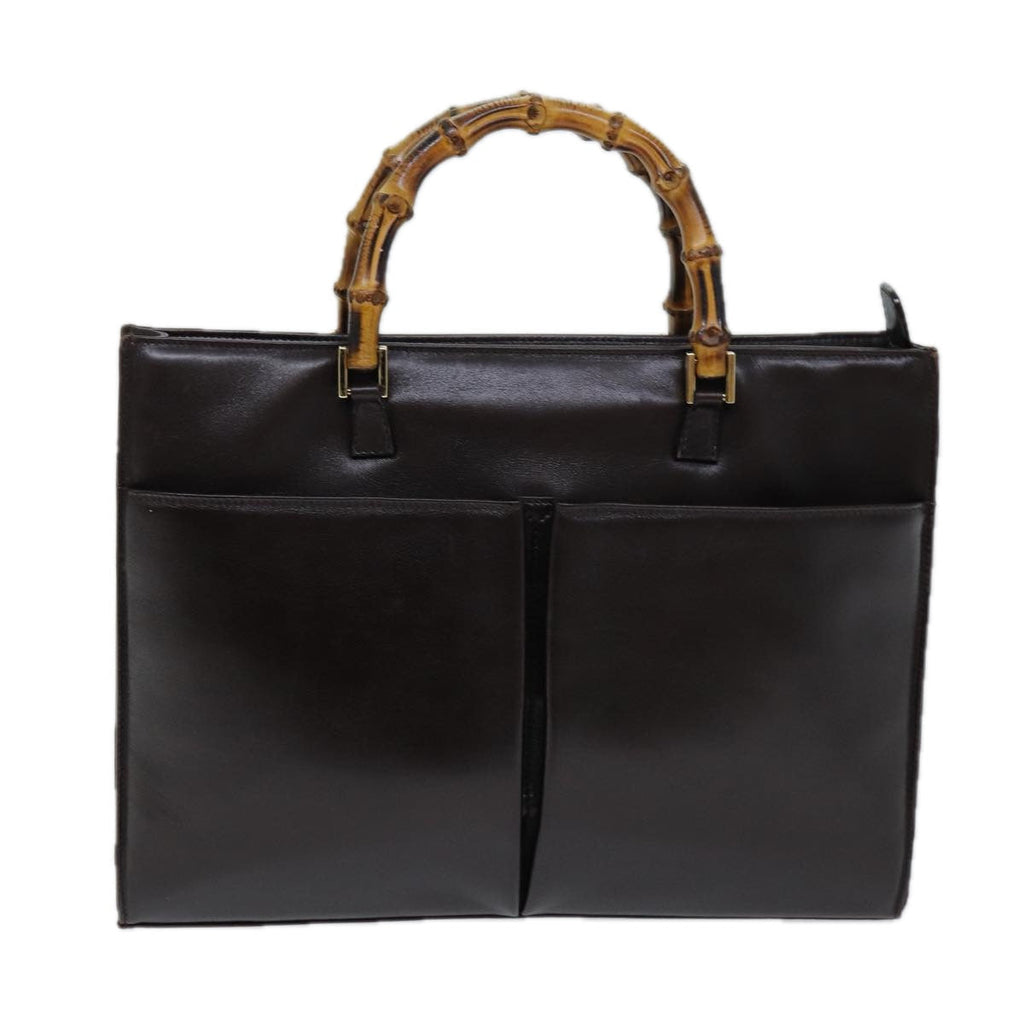 GUCCI Hand Bag Leather Brown 001 2855 1875 0 ep4130