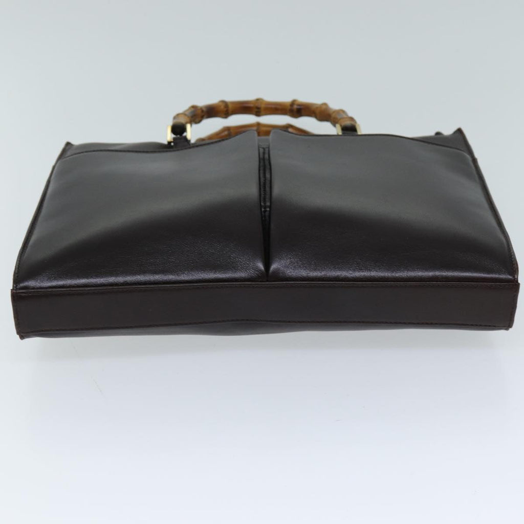 GUCCI Hand Bag Leather Brown 001 2855 1875 0 ep4130