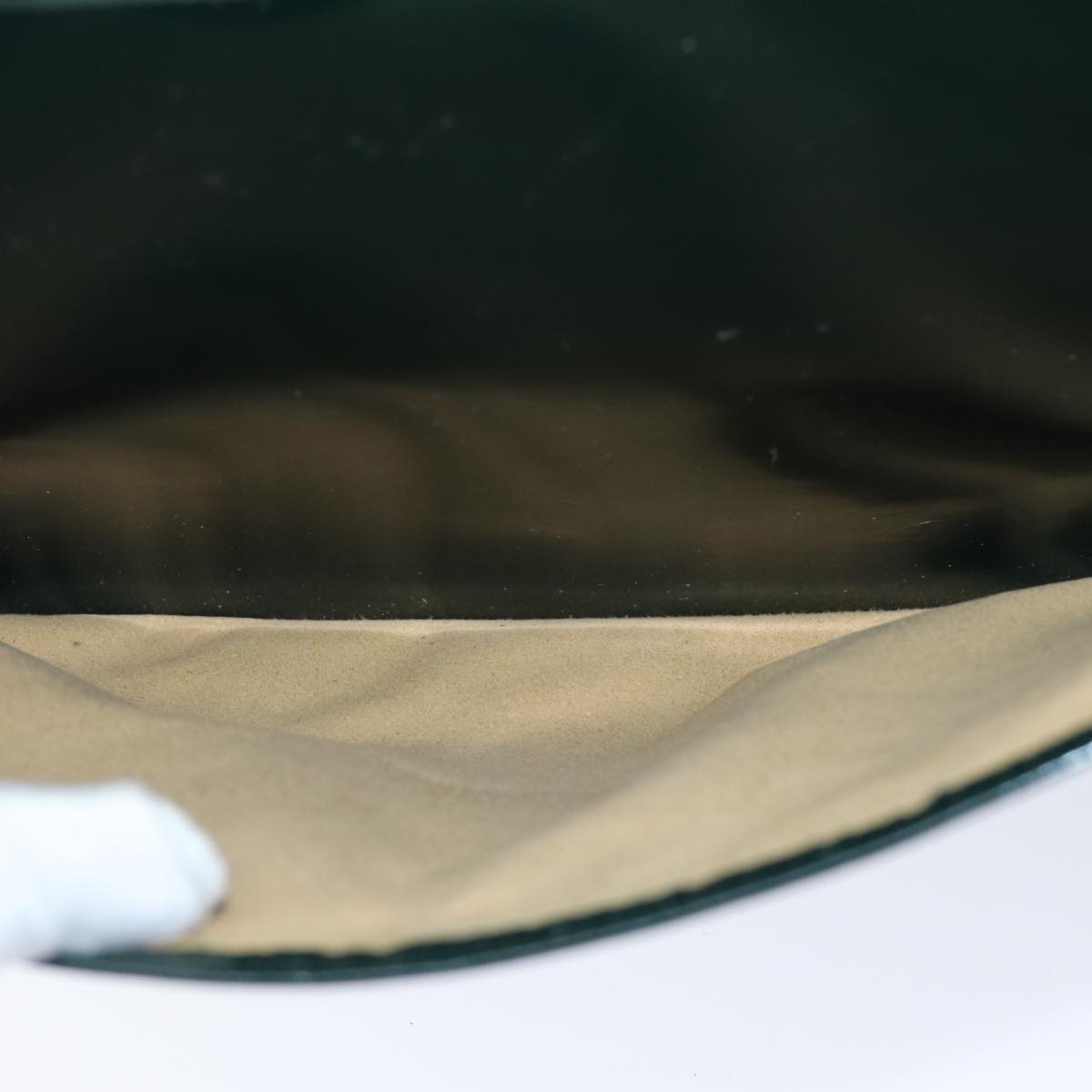 GUCCI Bamboo Hand Bag Enamel Green 015 1521 3675 ep4132