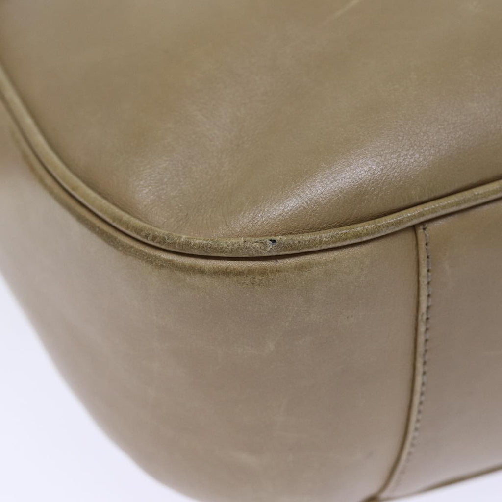 GUCCI Bamboo Hand Bag Leather Beige ep4133
