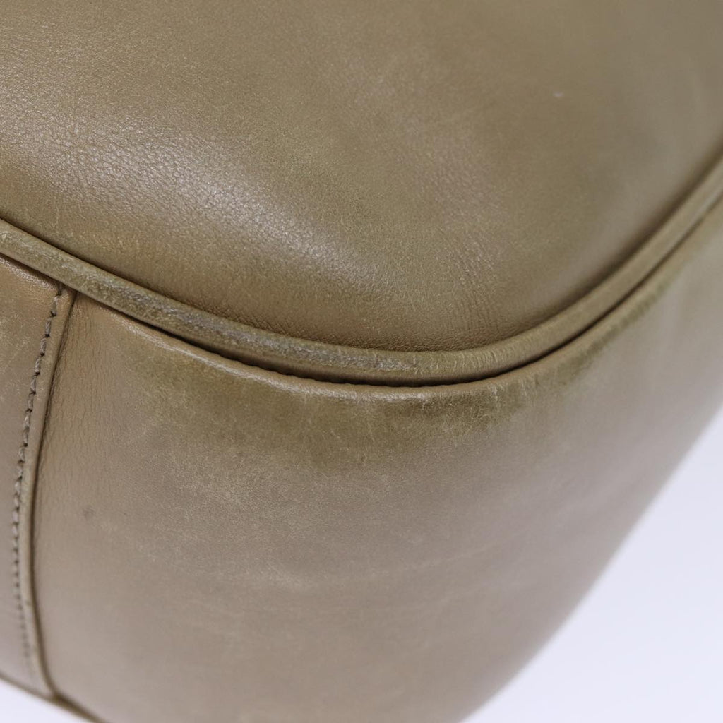 GUCCI Bamboo Hand Bag Leather Beige ep4133