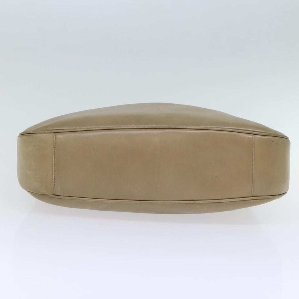 GUCCI Bamboo Hand Bag Leather Beige ep4133