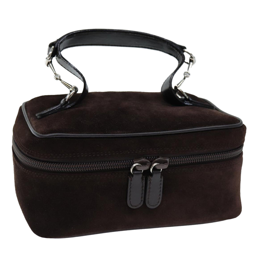 GUCCI Vanity Pouch Suede Brown 032 1705 0141 ep4143