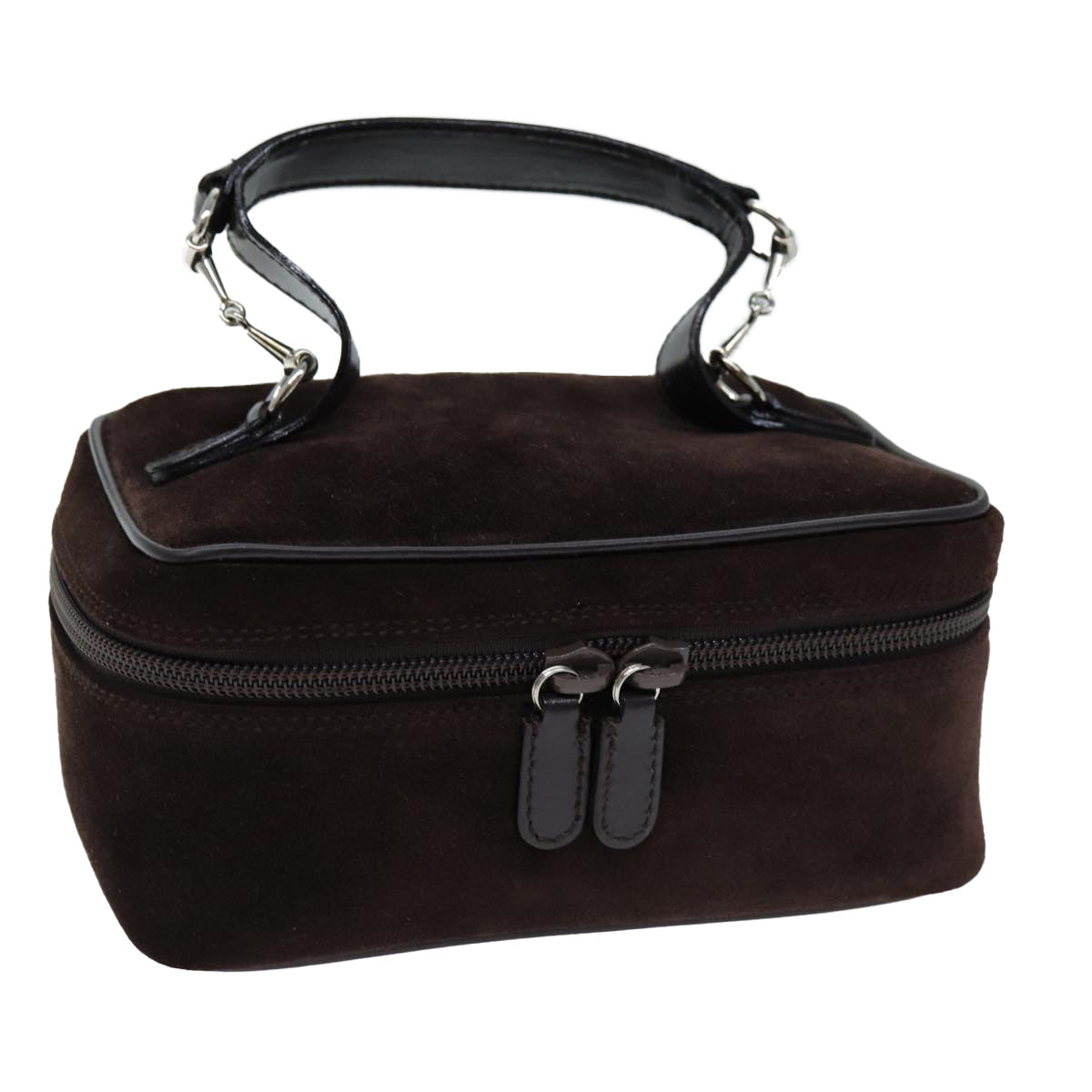 GUCCI Vanity Pouch Suede Brown 032 1705 0141 ep4143