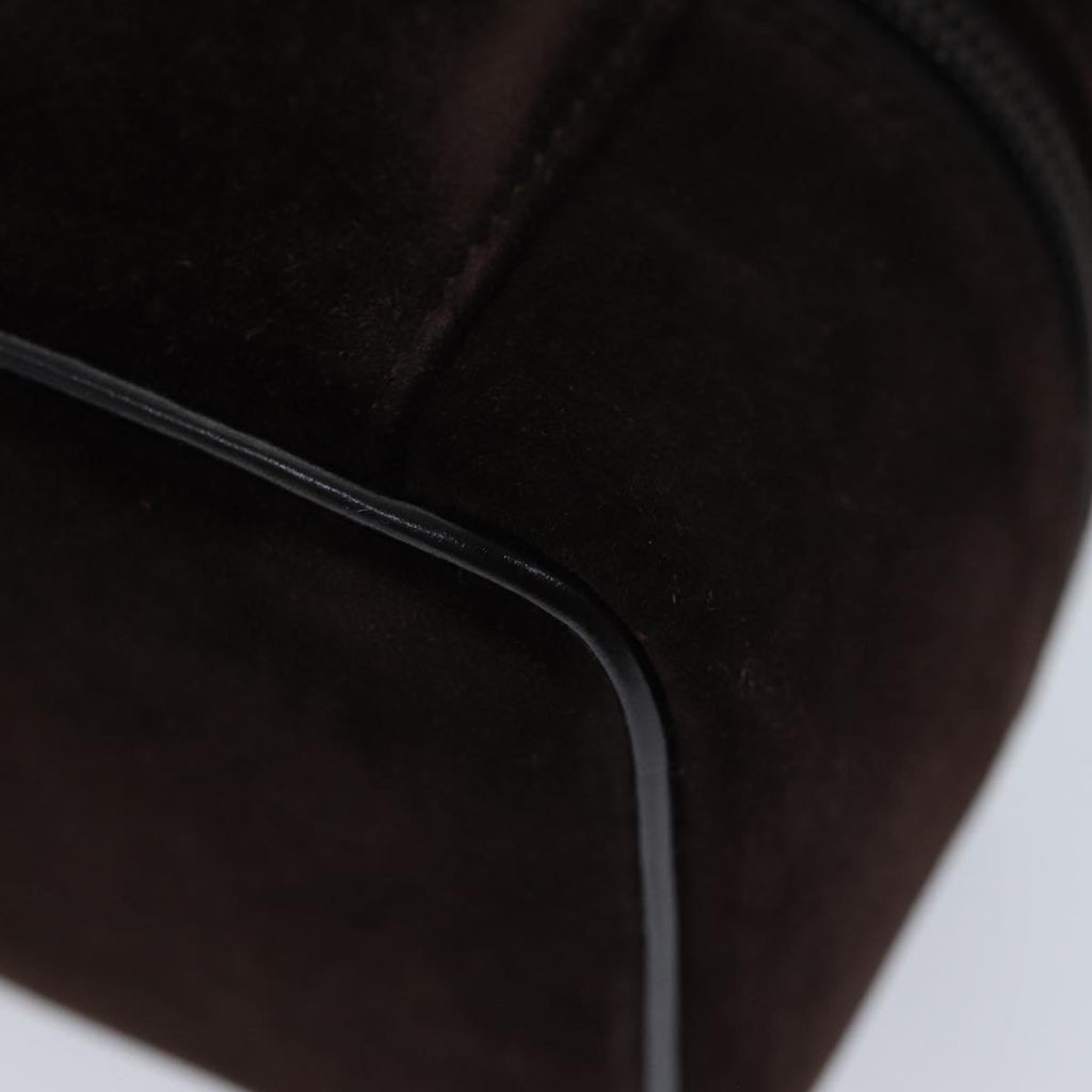 GUCCI Vanity Pouch Suede Brown 032 1705 0141 ep4143