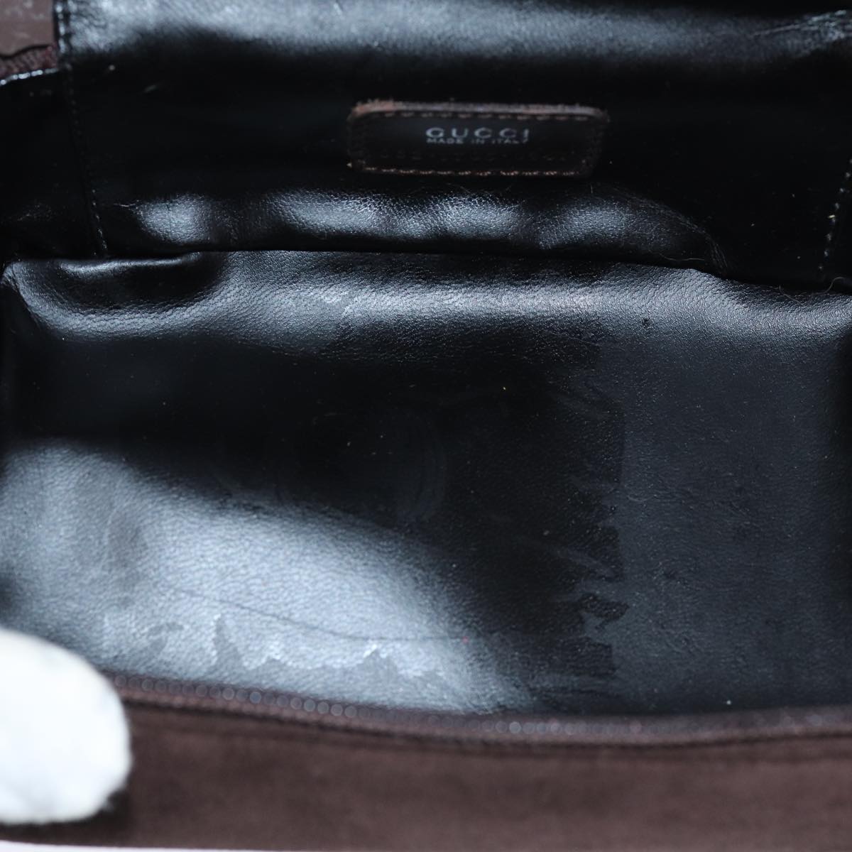 GUCCI Vanity Pouch Suede Brown 032 1705 0141 ep4143