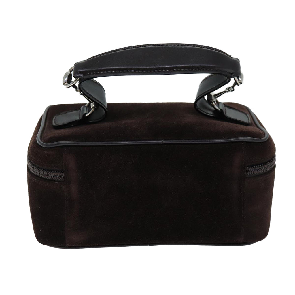 GUCCI Vanity Pouch Suede Brown 032 1705 0141 ep4143