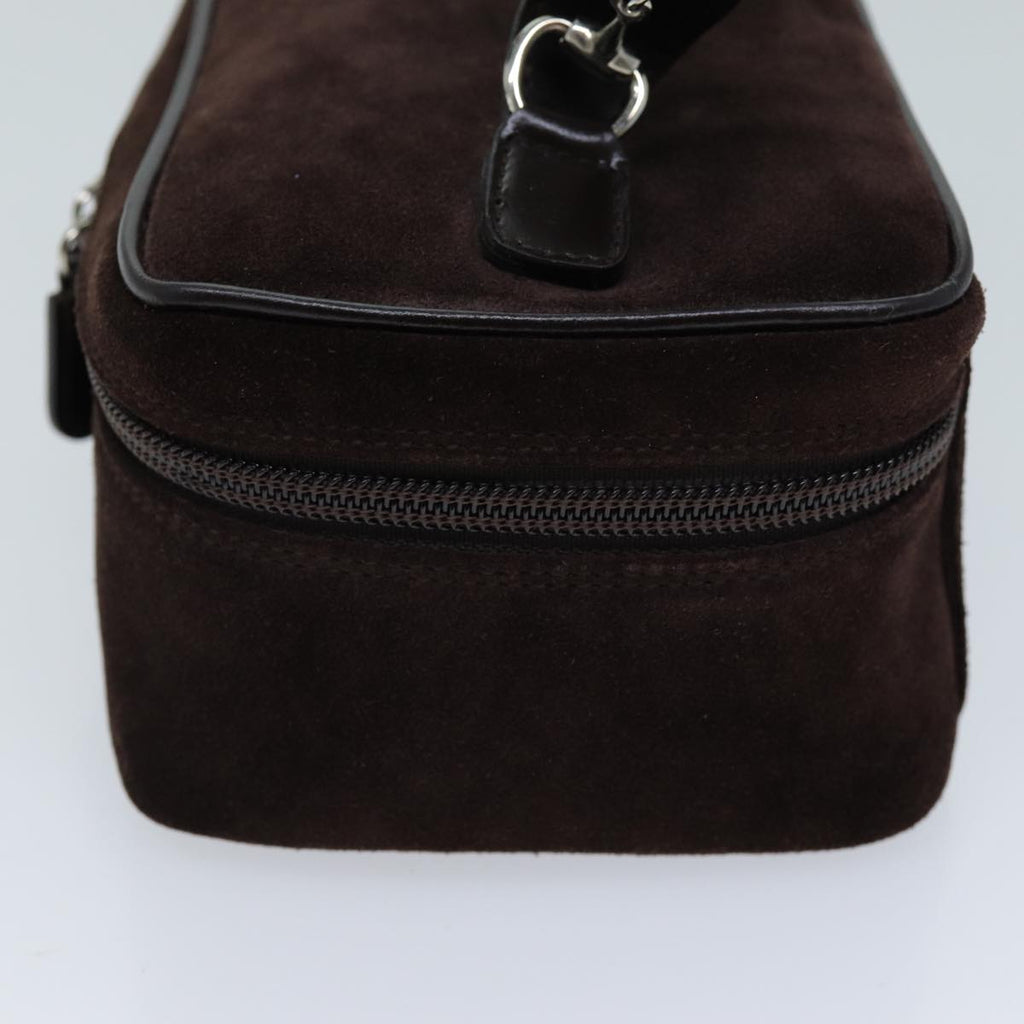 GUCCI Vanity Pouch Suede Brown 032 1705 0141 ep4143