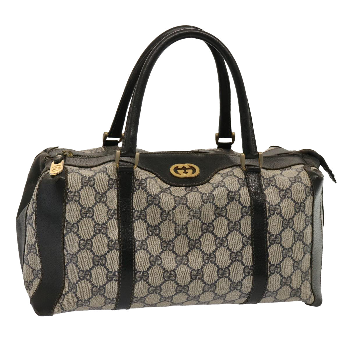 GUCCI GG Supreme Boston Bag PVC Navy ep4157