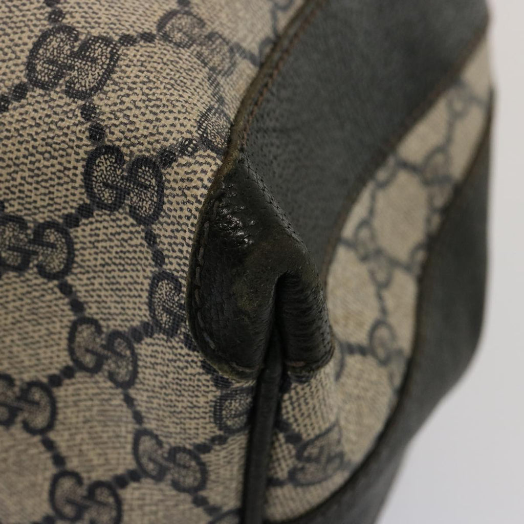 GUCCI GG Supreme Boston Bag PVC Navy ep4157