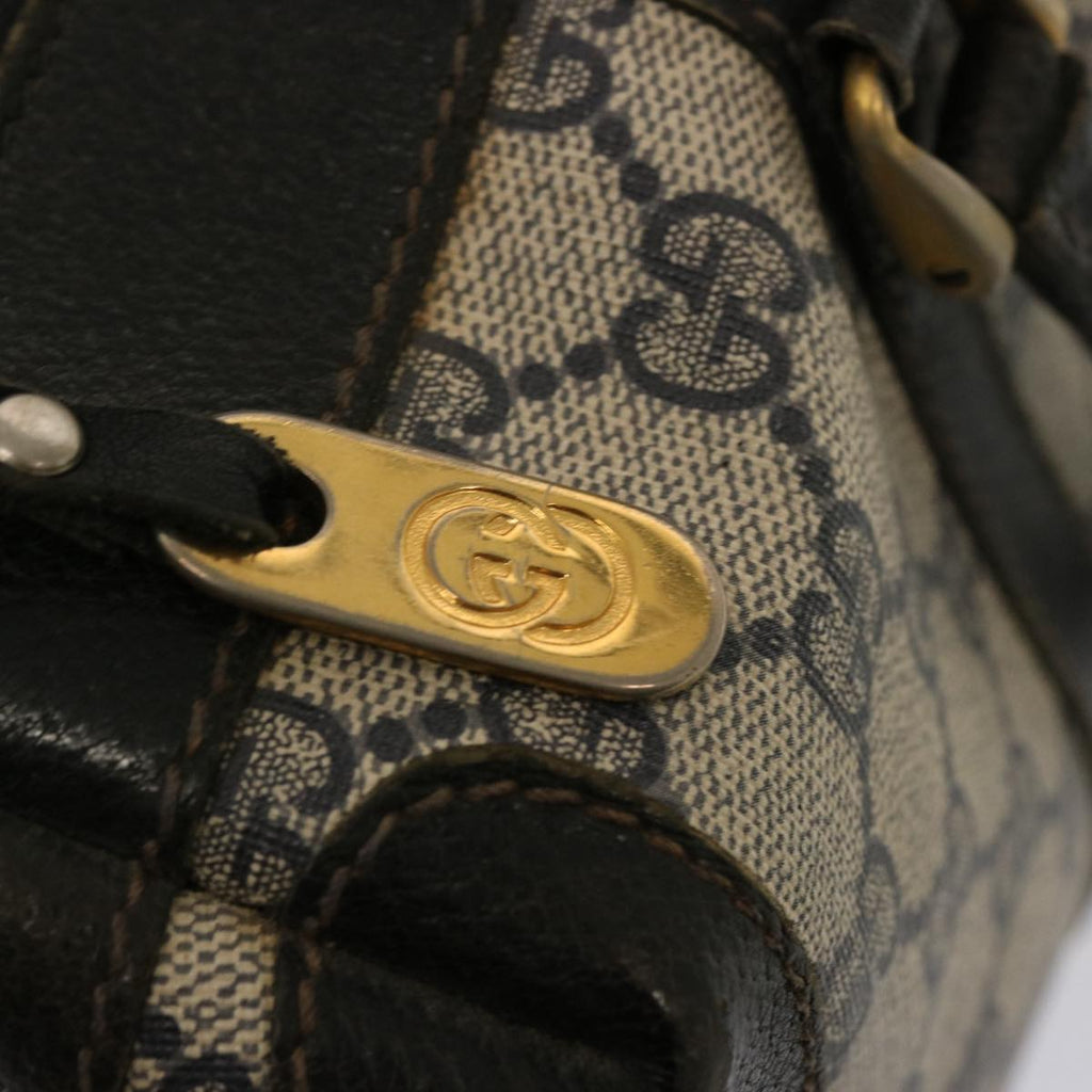 GUCCI GG Supreme Boston Bag PVC Navy ep4157