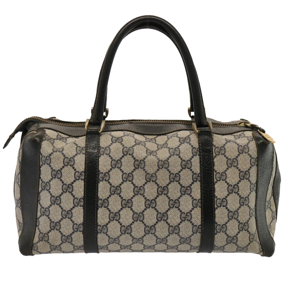 GUCCI GG Supreme Boston Bag PVC Navy ep4157