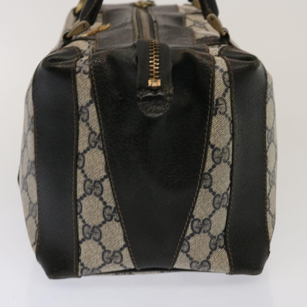 GUCCI GG Supreme Boston Bag PVC Navy ep4157