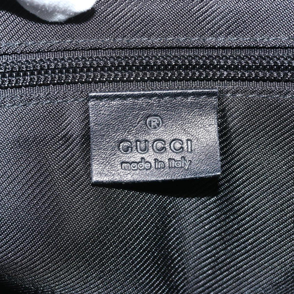 GUCCI GG Canvas Hand Bag Black 019 0402 ep4158
