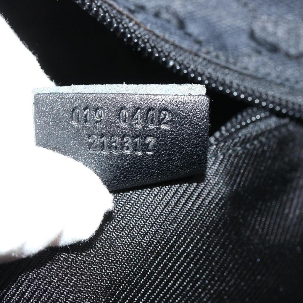 GUCCI GG Canvas Hand Bag Black 019 0402 ep4158