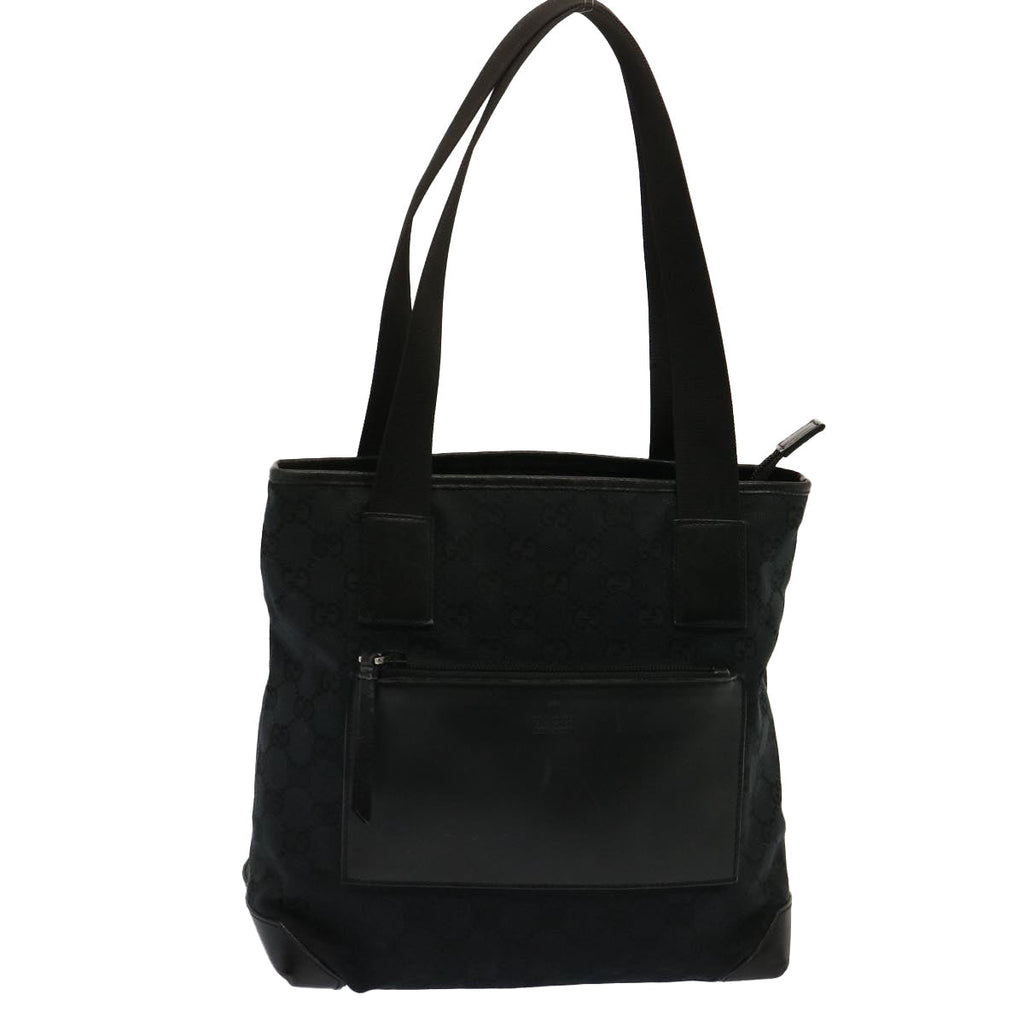 GUCCI GG Canvas Hand Bag Black 019 0402 ep4158