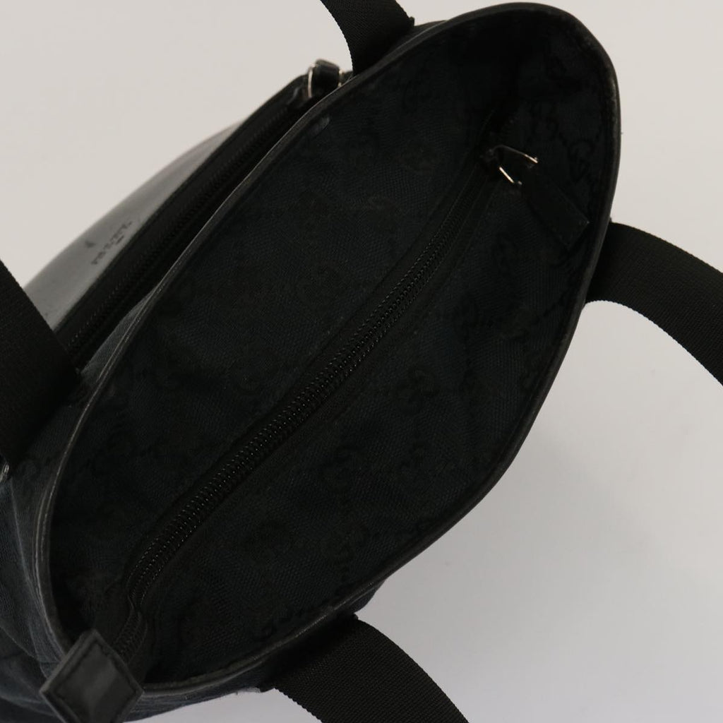 GUCCI GG Canvas Hand Bag Black 019 0402 ep4158