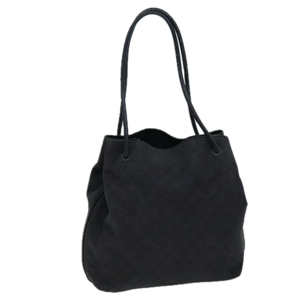 GUCCI GG Canvas Shoulder Bag Black 101341 ep4176