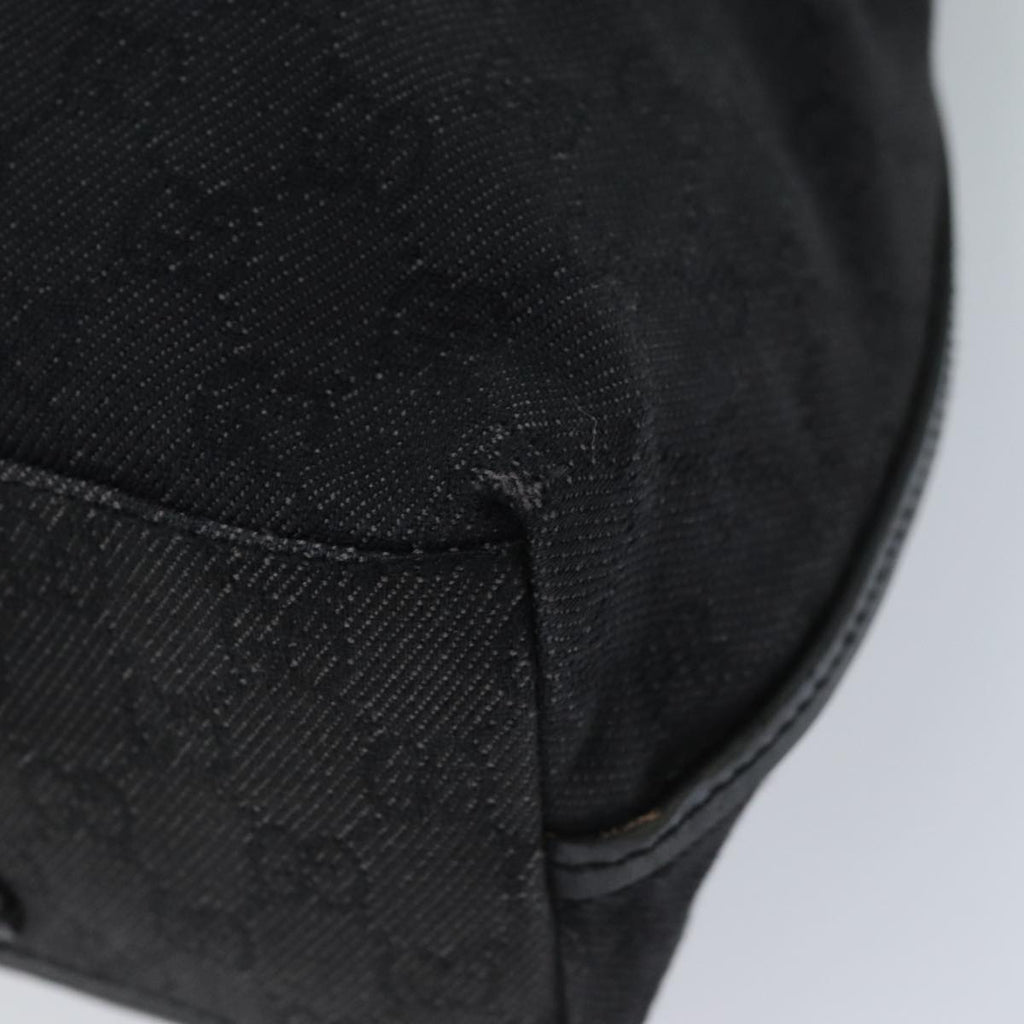 GUCCI GG Canvas Shoulder Bag Black 101341 ep4176
